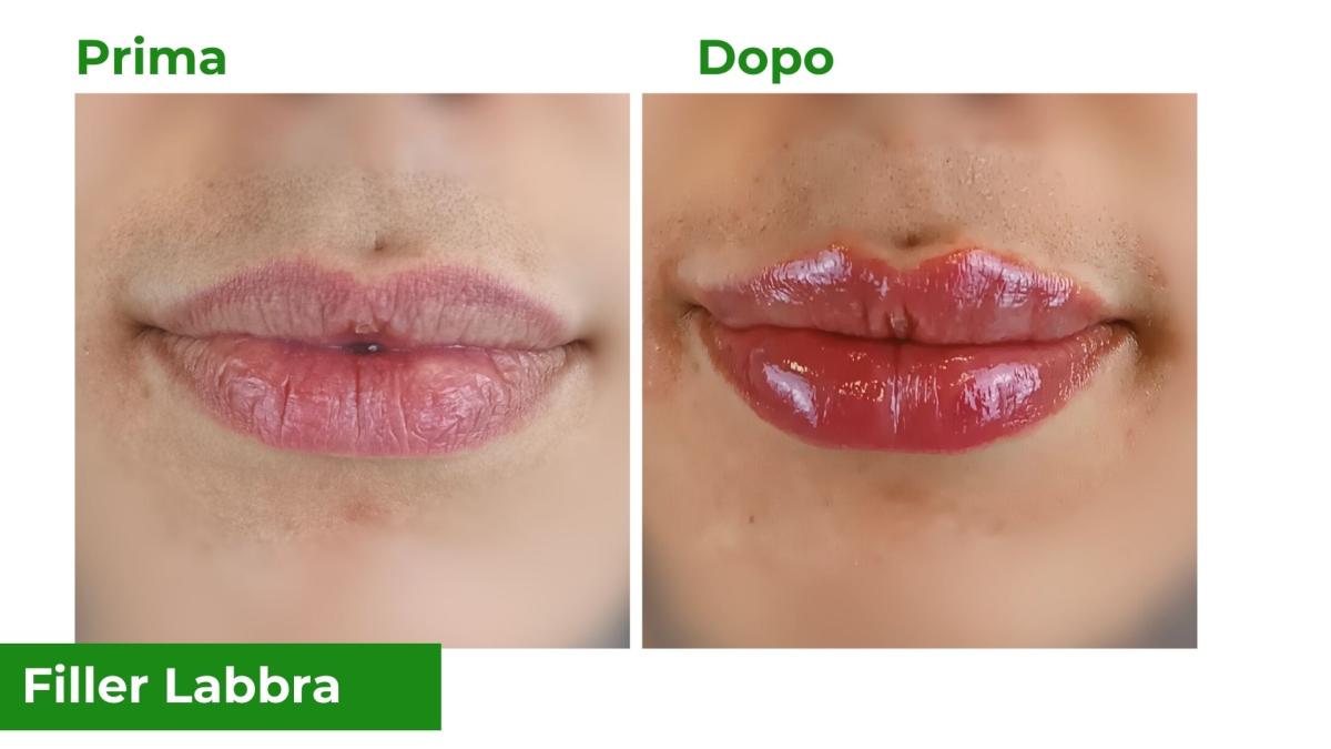 Filler naso - prima e dopo